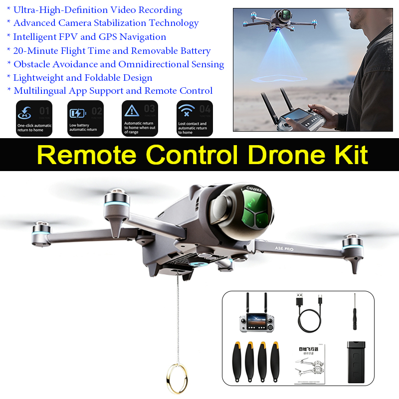 A26 Pro GPS Drone with 4.5-inc - Drone Surveying recension och pris