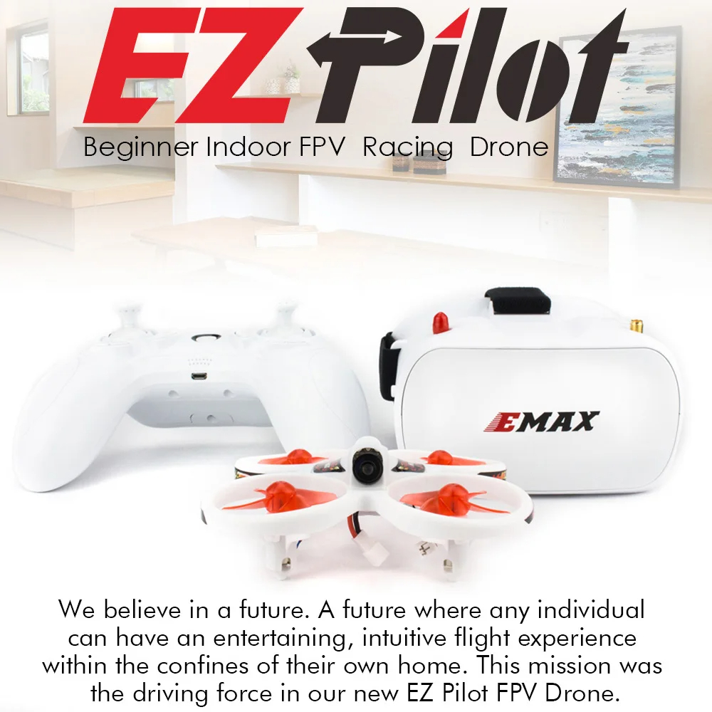 EMAX EZ Pilot 82MM Mini 5.8G I - Eachine Drone E010 recension och pris