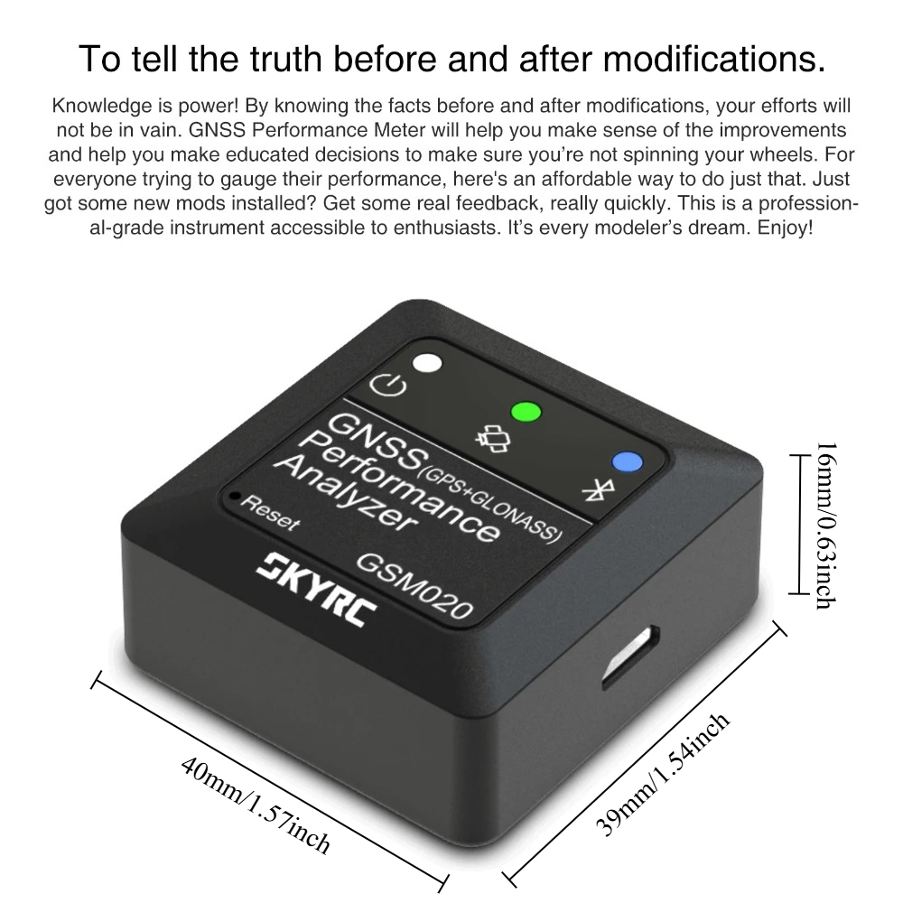 SKYRC GSM020 GNSS Performance  - Drone Mapping recension och pris
