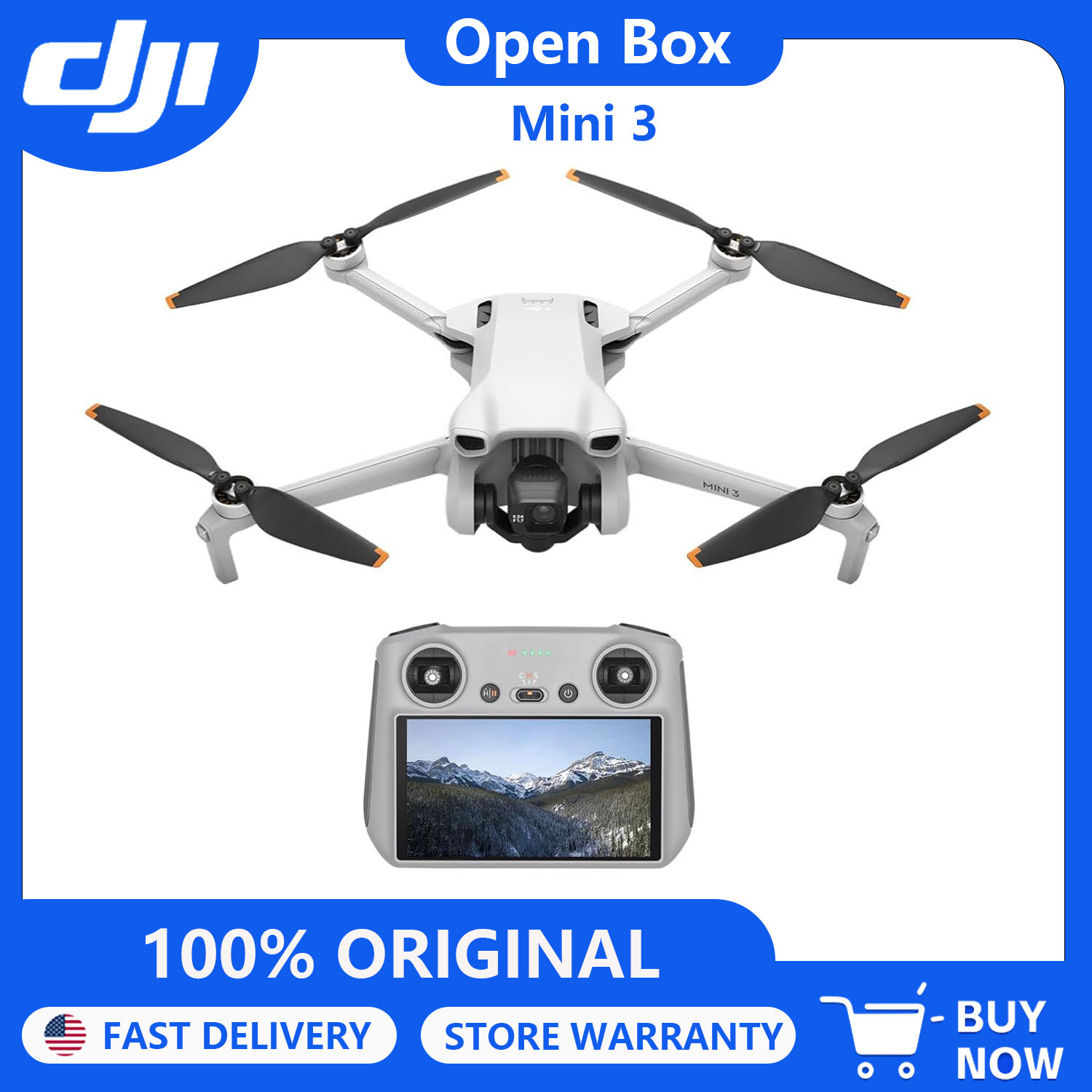 Refurbish Open Box DJI Mini 3  - Drone Ndvi recension och pris
