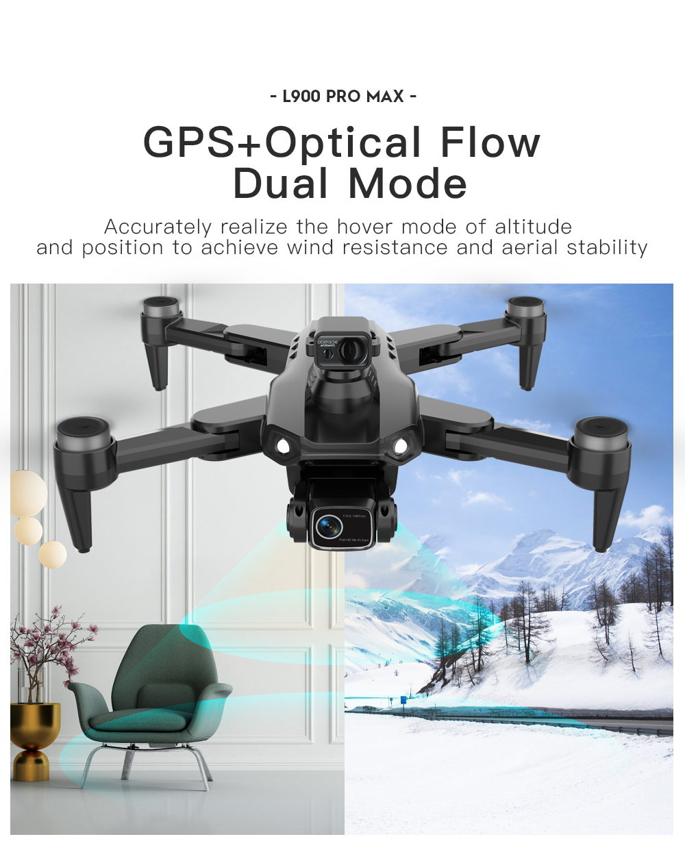 LYZRC L900 PRO MAX Laser Obsta - Drone Surveying recension och pris